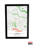 Yonge & Bloor Map NFC Poster