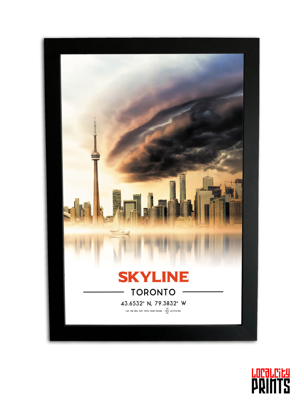 Toronto Skyline NFC Poster #3