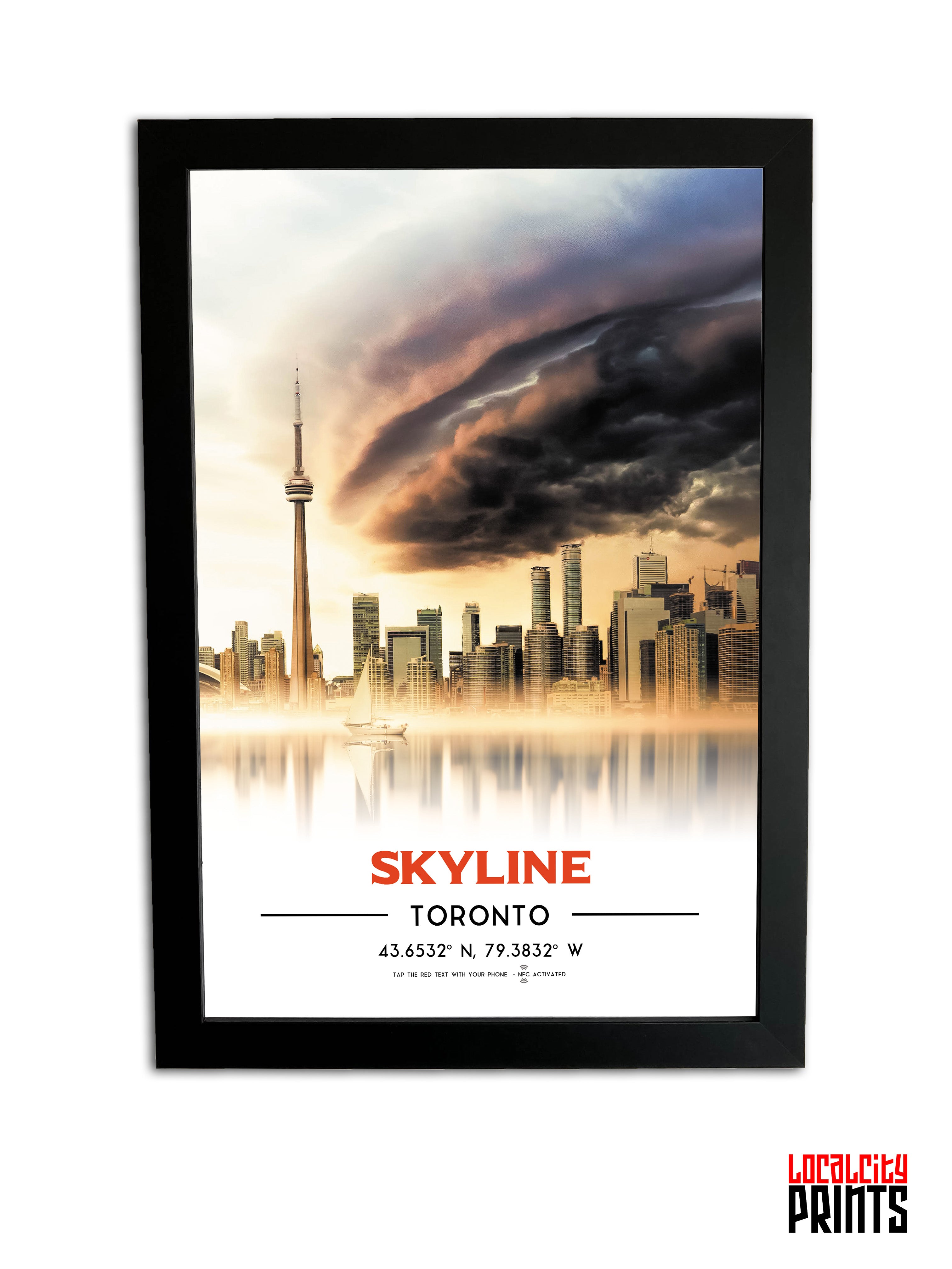 Toronto Skyline NFC Poster #3