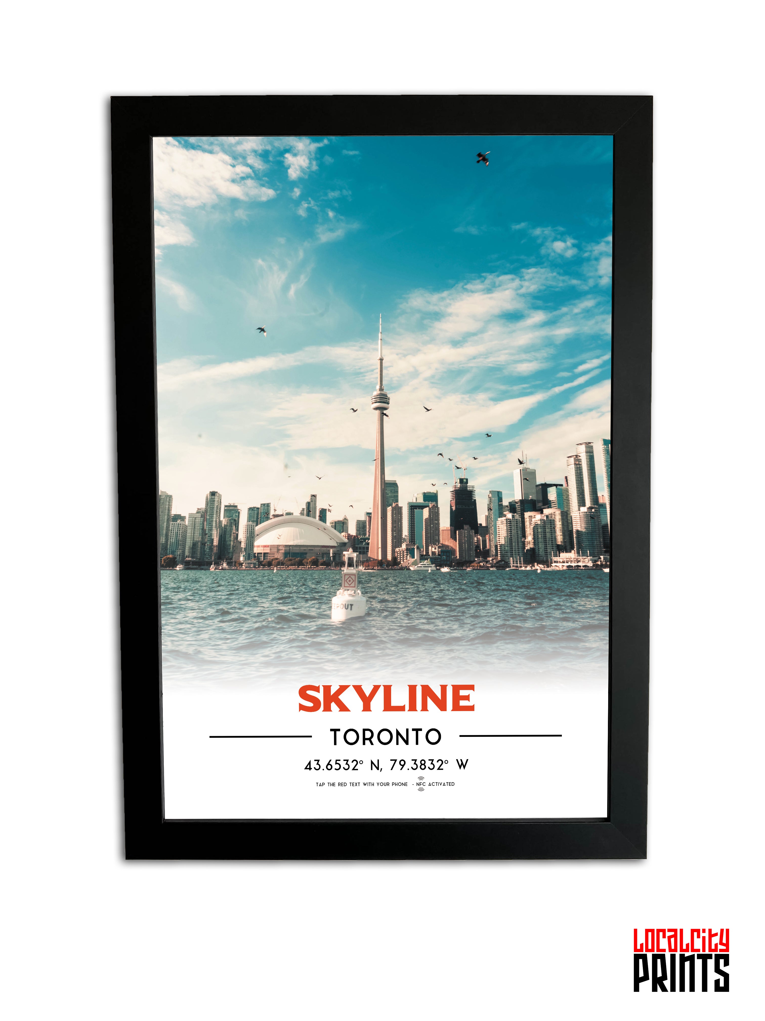 Toronto Skyline NFC Poster #1