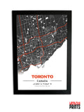 Canadian Cities NFC Poster - Toronto