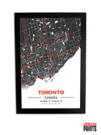 Canadian Cities NFC Poster - Toronto