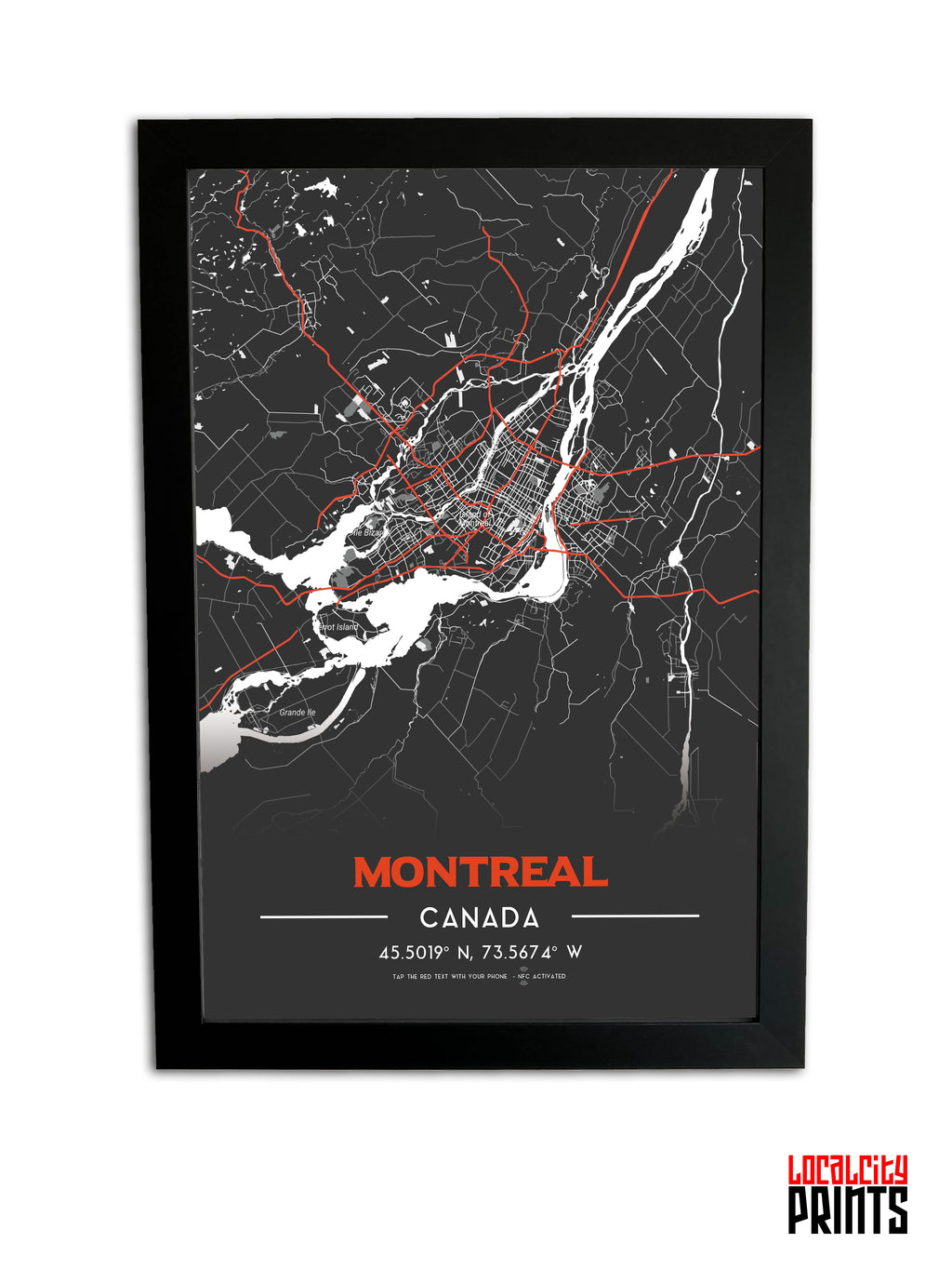 Canadian Cities NFC Poster - Montreal