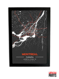 Canadian Cities NFC Poster - Montreal