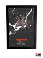 Canadian Cities NFC Poster - Montreal