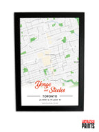 Yonge & Steeles Map NFC Poster