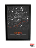 Canadian Cities NFC Poster - London