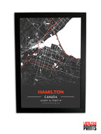 Canadian Cities NFC Poster - Hamilton