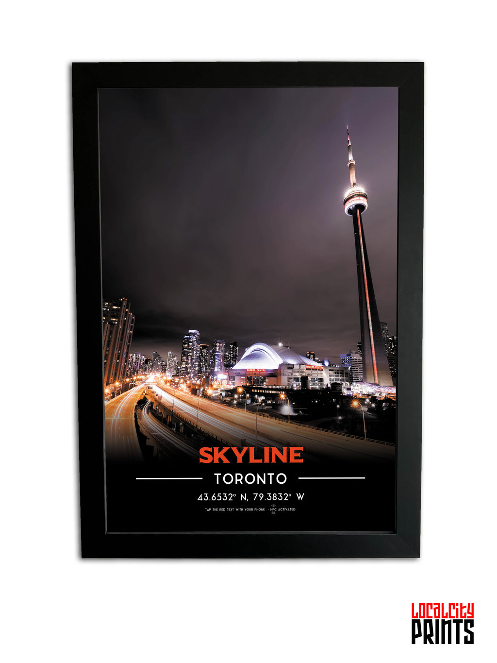 Toronto Skyline NFC Poster #6