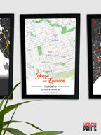 Yonge & Eglinton Map NFC Poster
