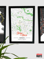 Yonge & Bloor Map NFC Poster