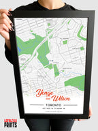 Yonge & Wilson Map NFC Poster