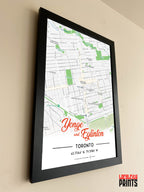 Yonge & Eglinton Map NFC Poster