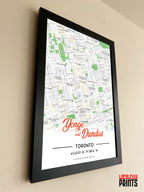 Yonge & Dundas Map NFC Poster