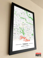 Yonge & Bloor Map NFC Poster