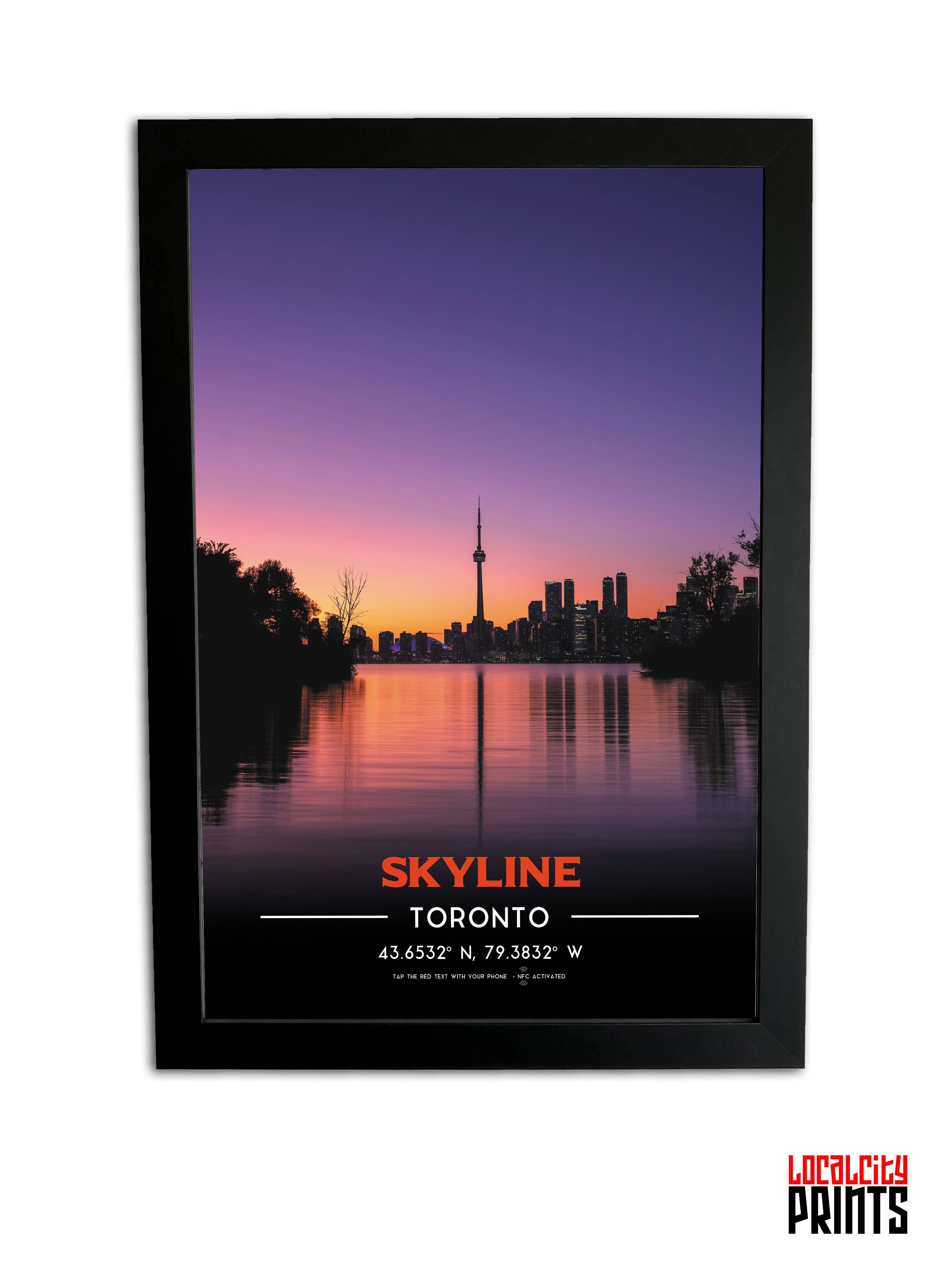 Toronto Skyline NFC Poster #2