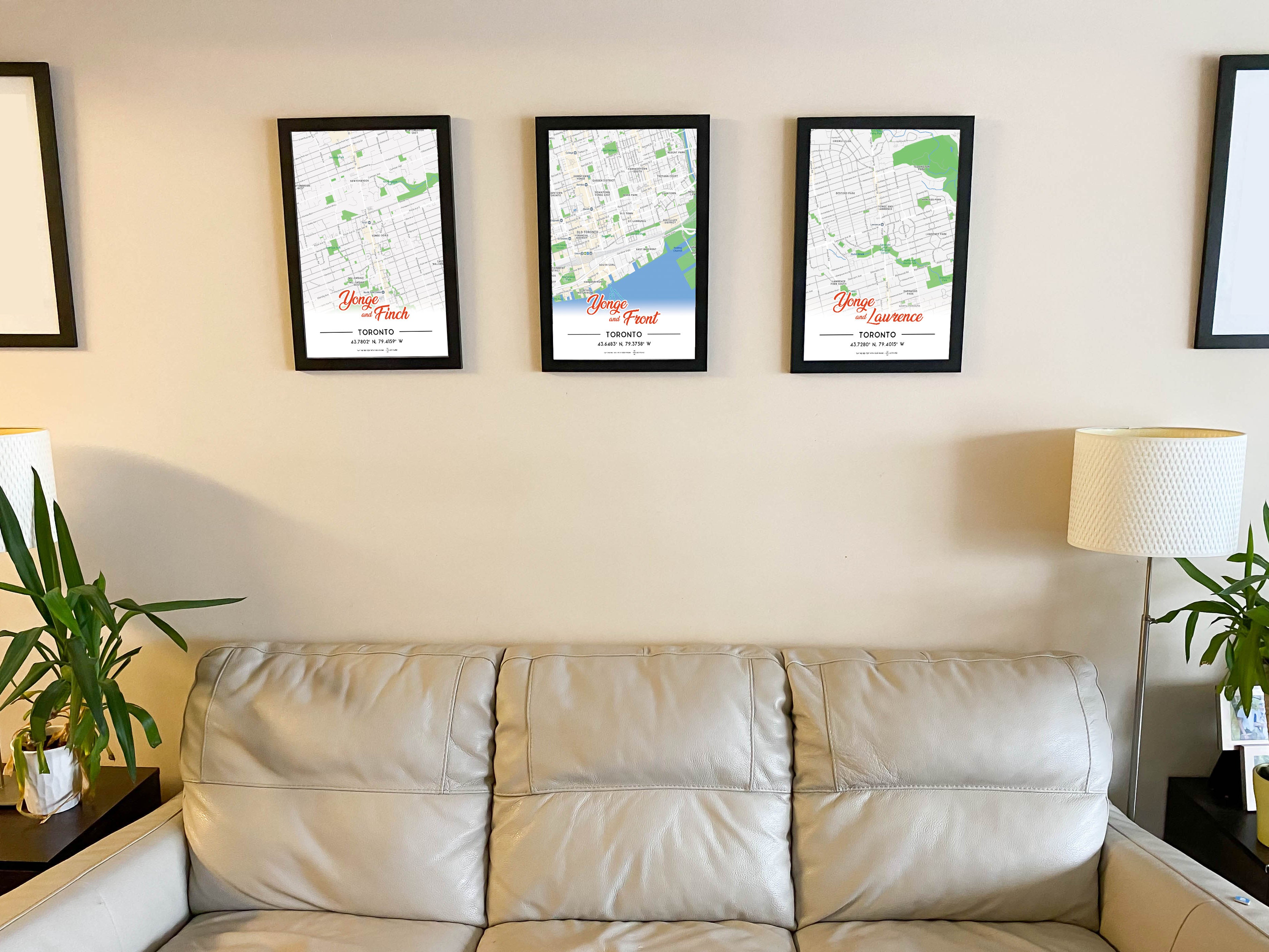 Yonge & Finch Map NFC Poster