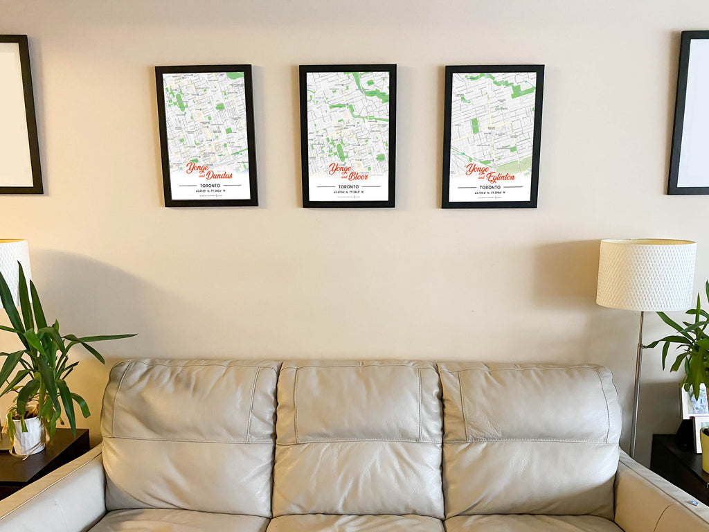 Yonge & Lawrence Map NFC Poster