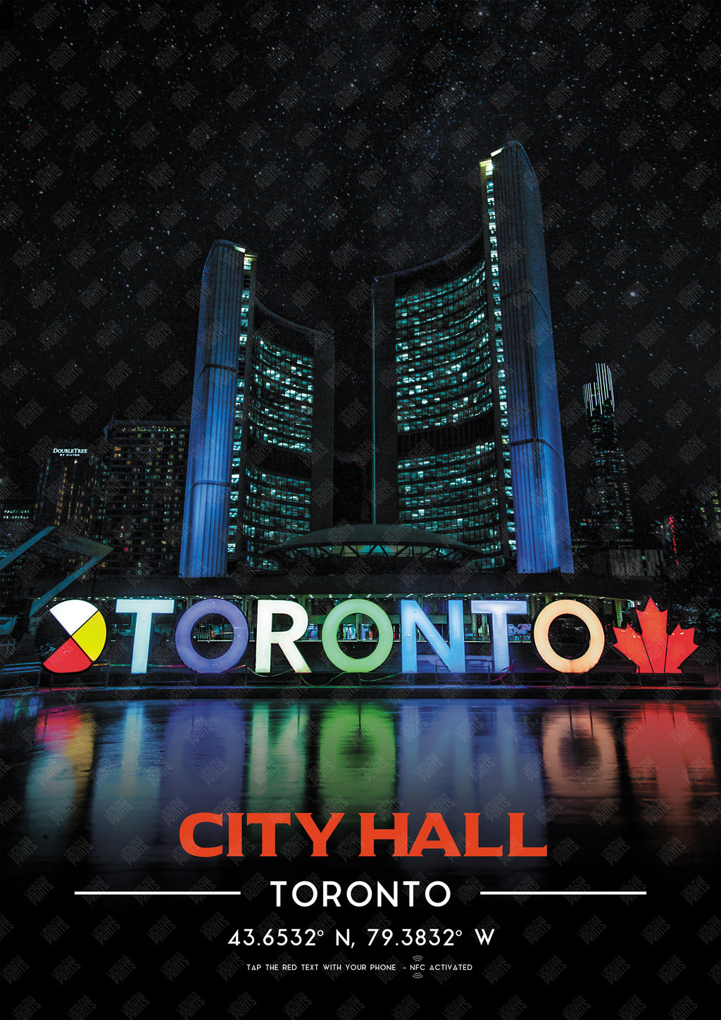 Toronto Landmarks NFC Poster #8