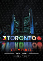 Toronto Landmarks NFC Poster #8