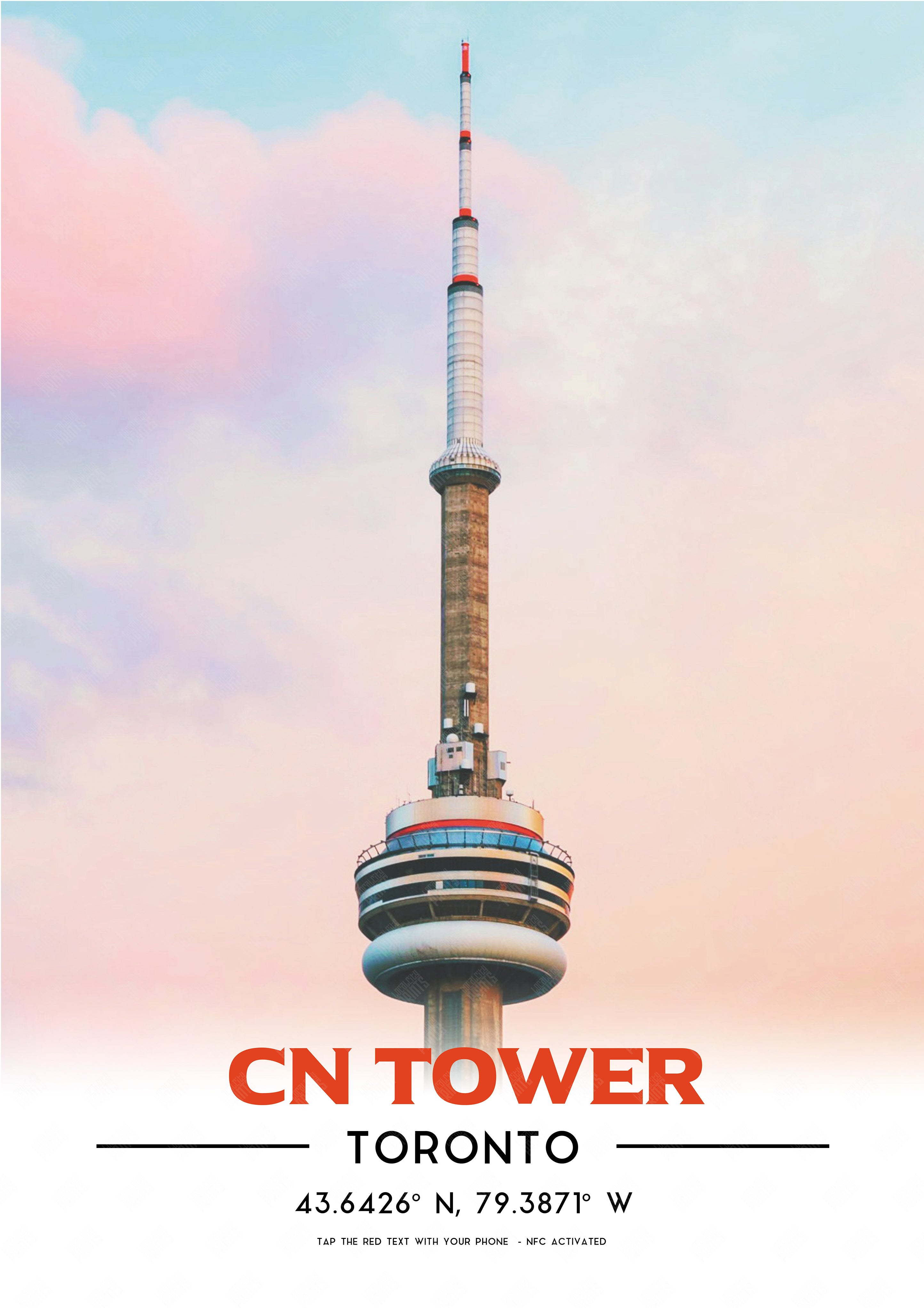 Toronto CN Tower NFC Poster #1