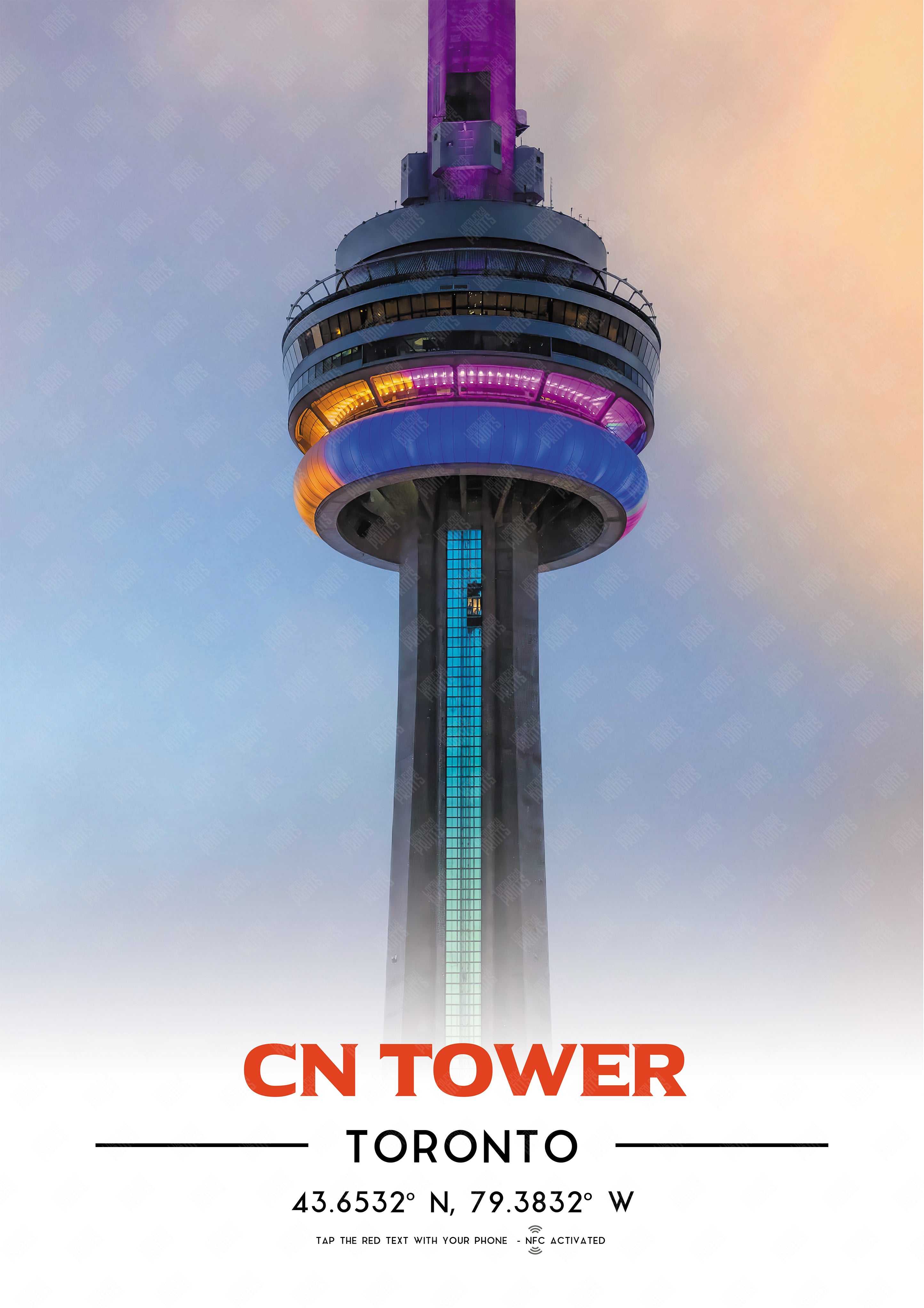 Toronto CN Tower NFC Poster #3
