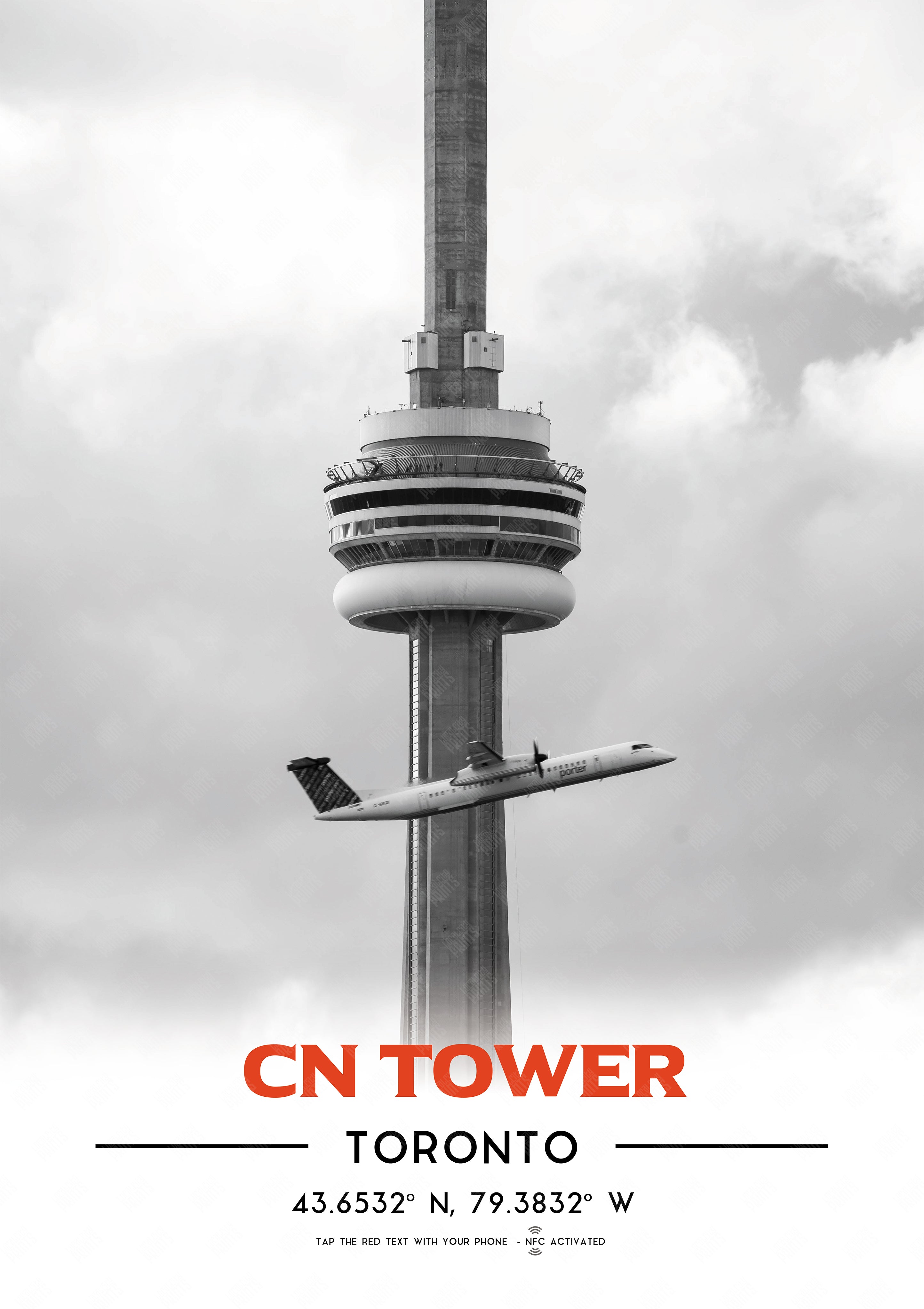 Toronto CN Tower NFC Poster #2