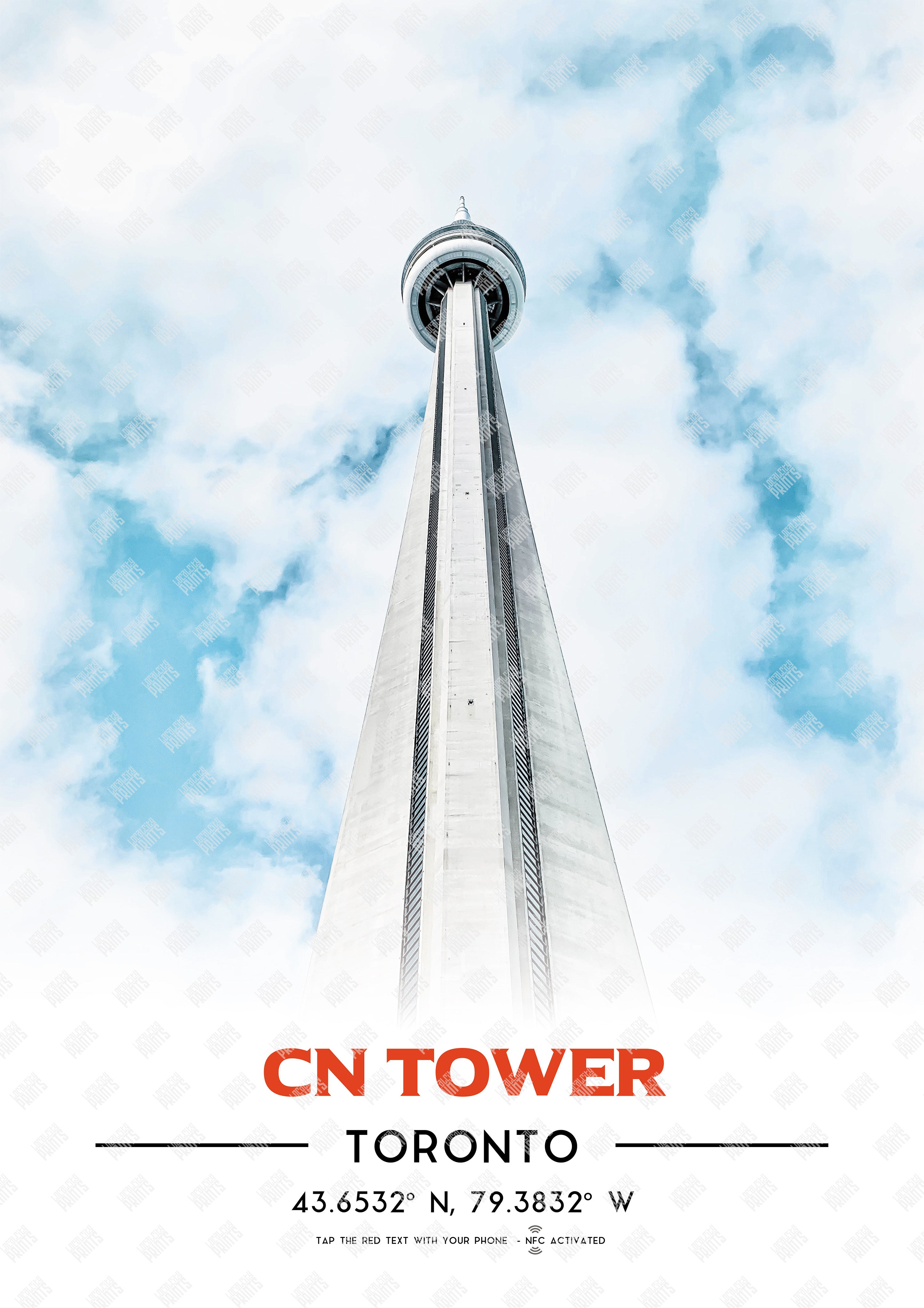 Toronto CN Tower NFC Poster #4