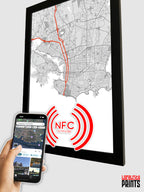 Yonge & Sheppard Map NFC Poster