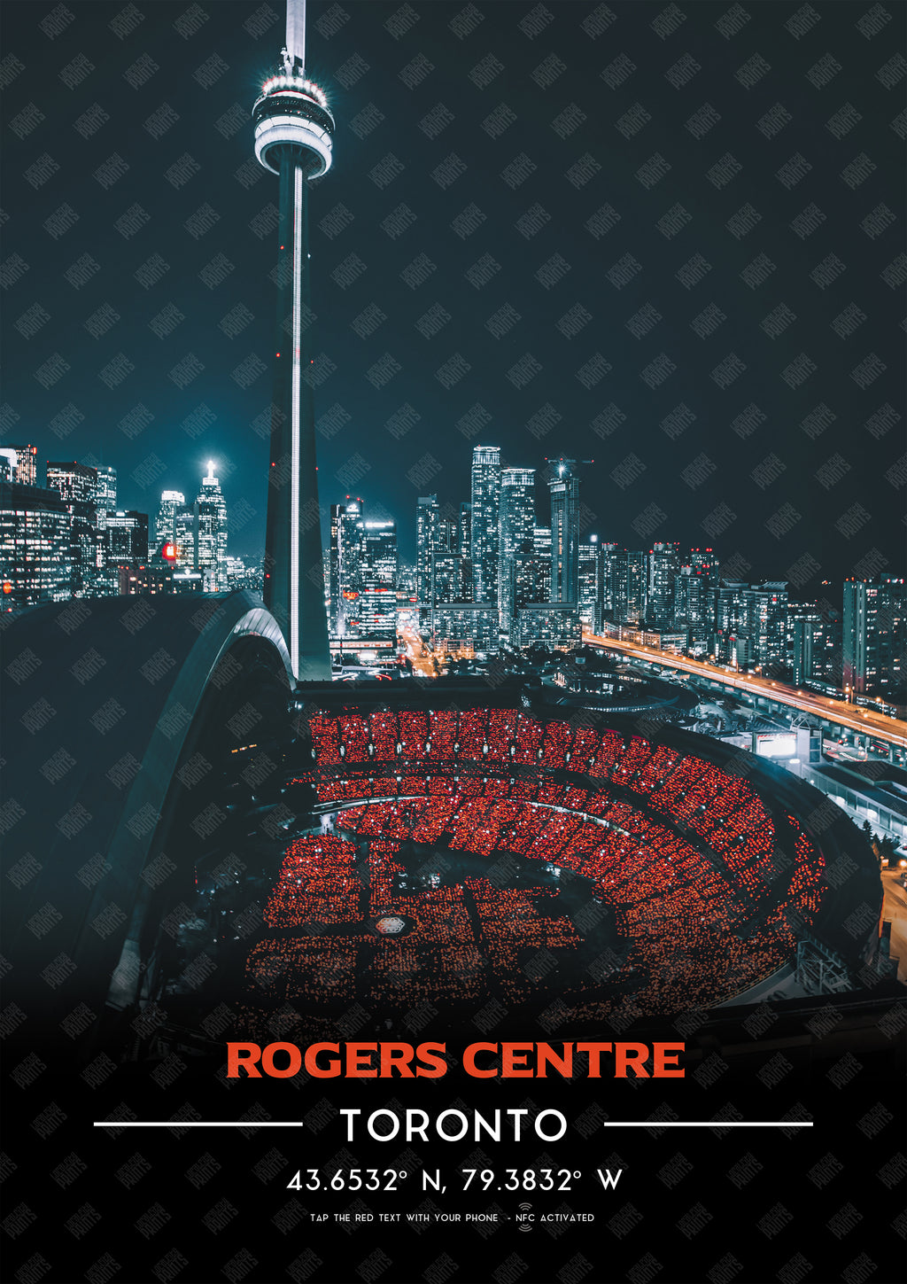 Toronto Landmarks NFC Poster #5