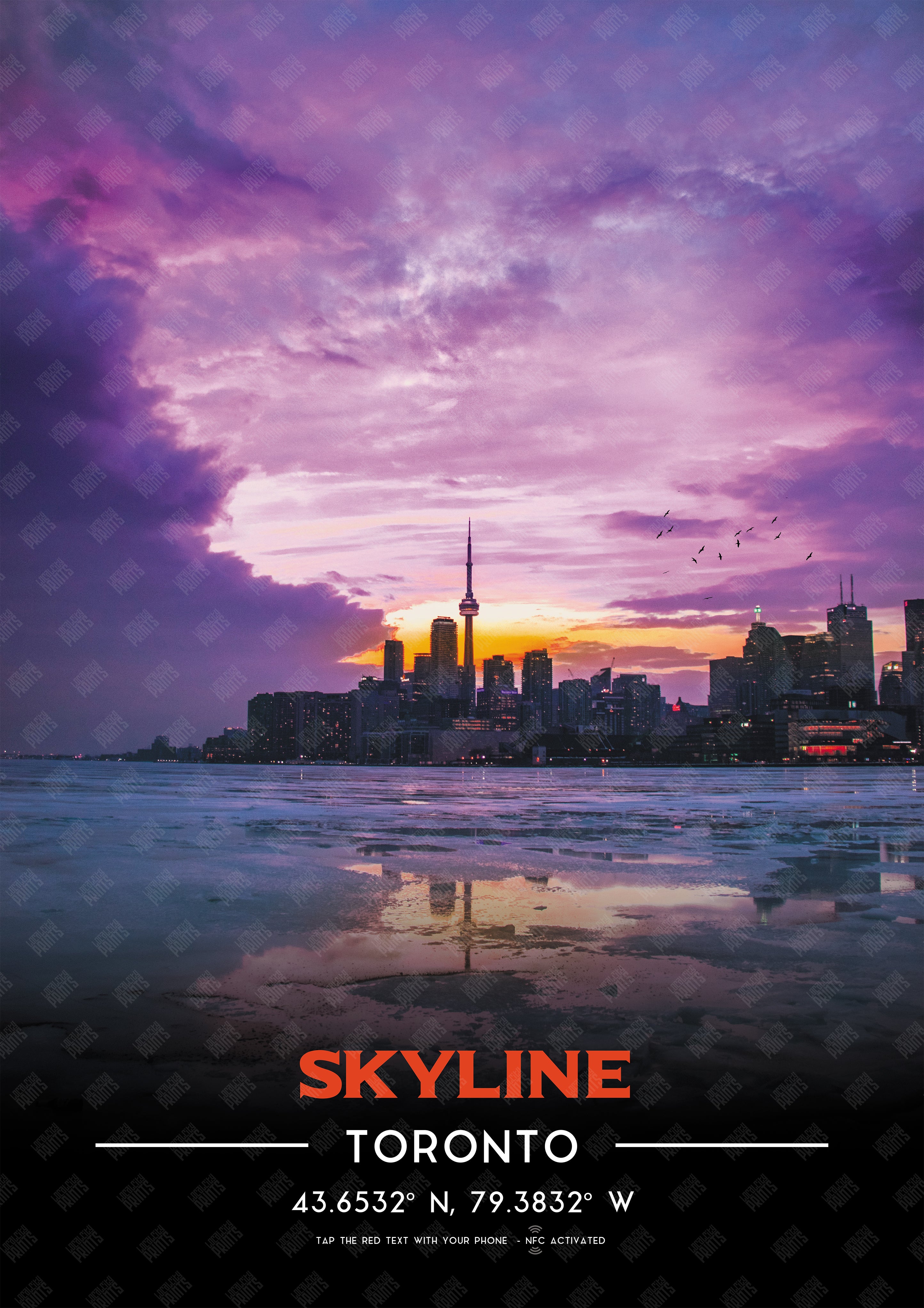 Toronto Skyline NFC Poster #5