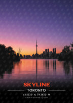 Toronto Skyline NFC Poster #2