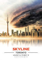Toronto Skyline NFC Poster #3