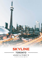 Toronto Skyline NFC Poster #8